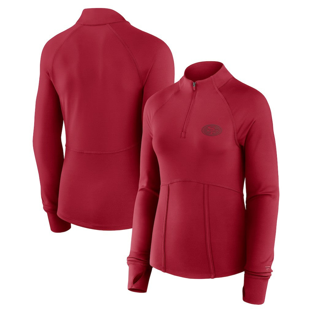 San Francisco 49ers Fanatics Women's Elements Quarter-Zip Jacket