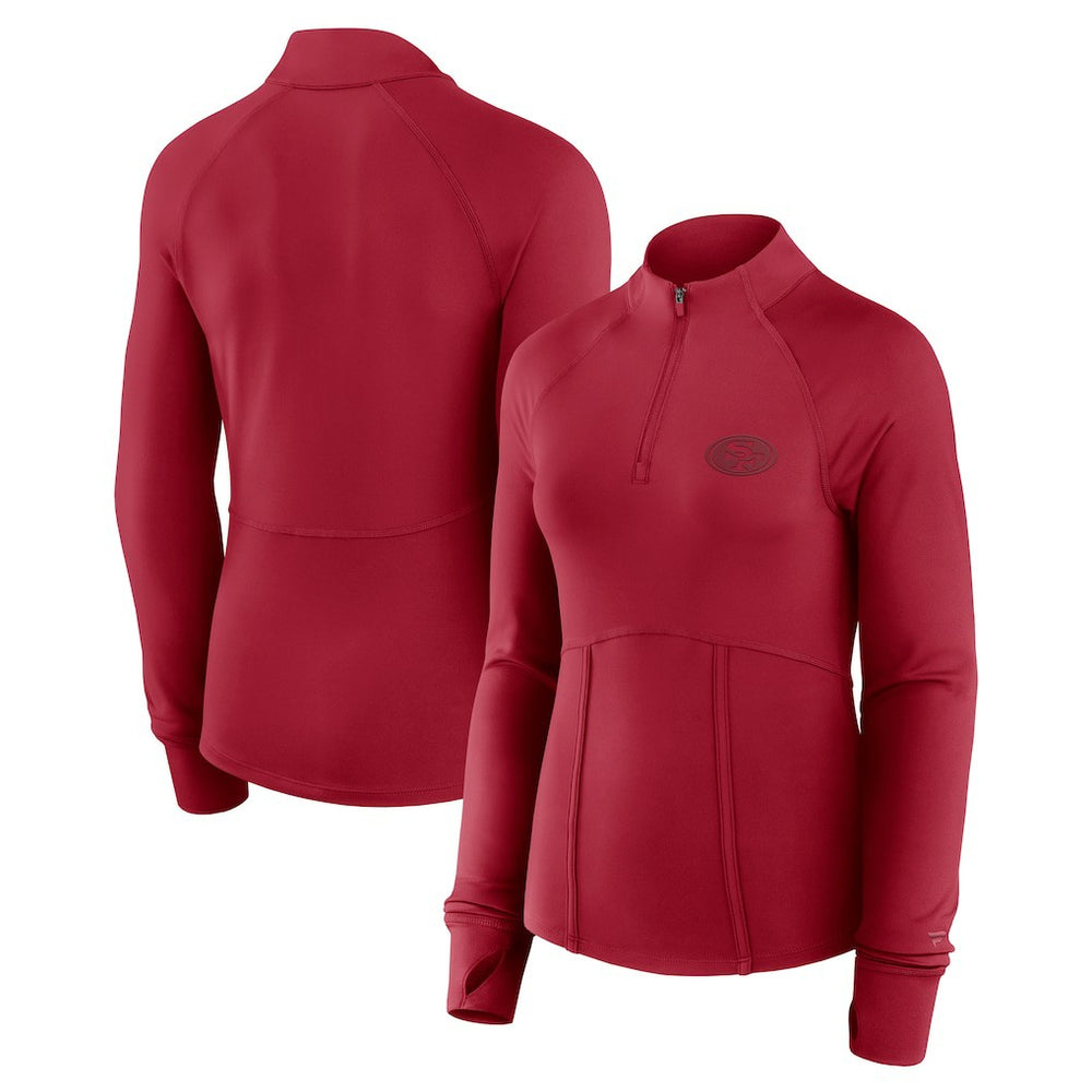 San Francisco 49ers Fanatics Women's Elements Quarter-Zip Jacket
