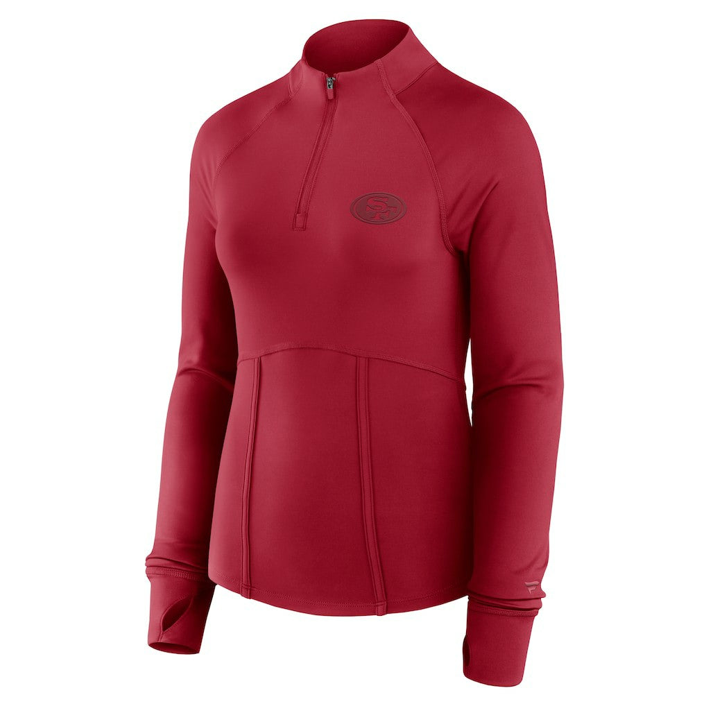 San Francisco 49ers Fanatics Women's Elements Quarter-Zip Jacket