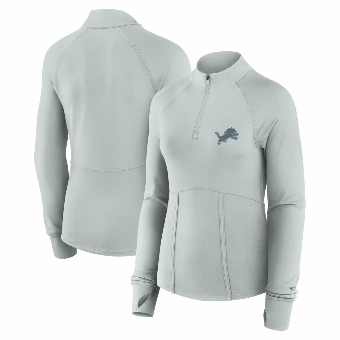 Detroit Lions Fanatics Women's Elements Raglan Quarter-Zip Jacket