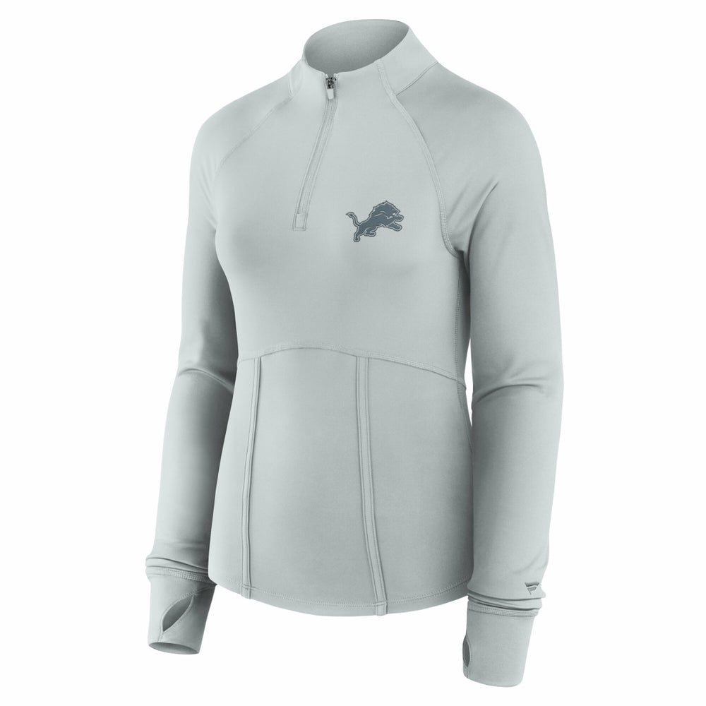 Detroit Lions Fanatics Women's Elements Raglan Quarter-Zip Jacket