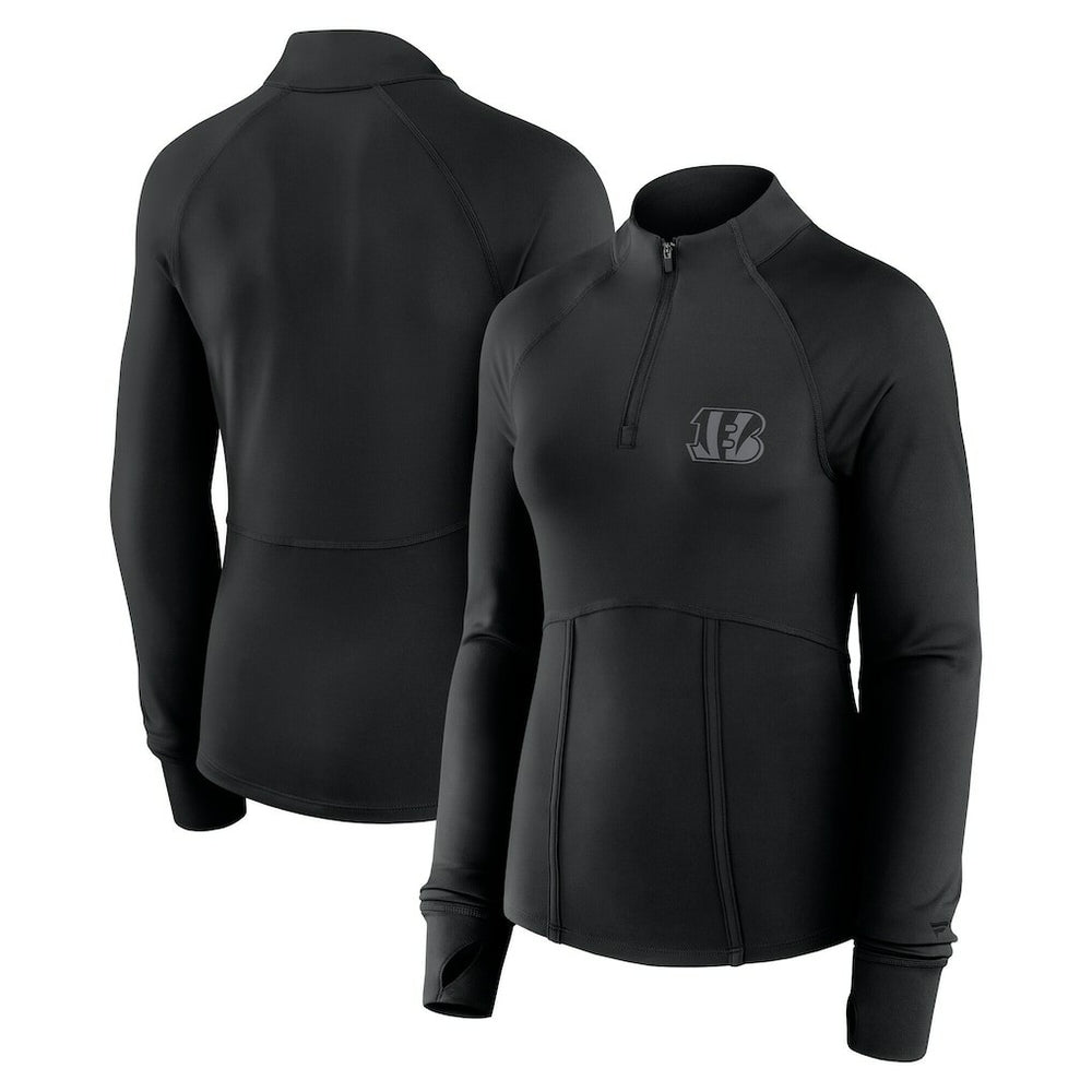 Cincinnati Bengals Fanatics Women's Elements Raglan Quarter-Zip Jacket