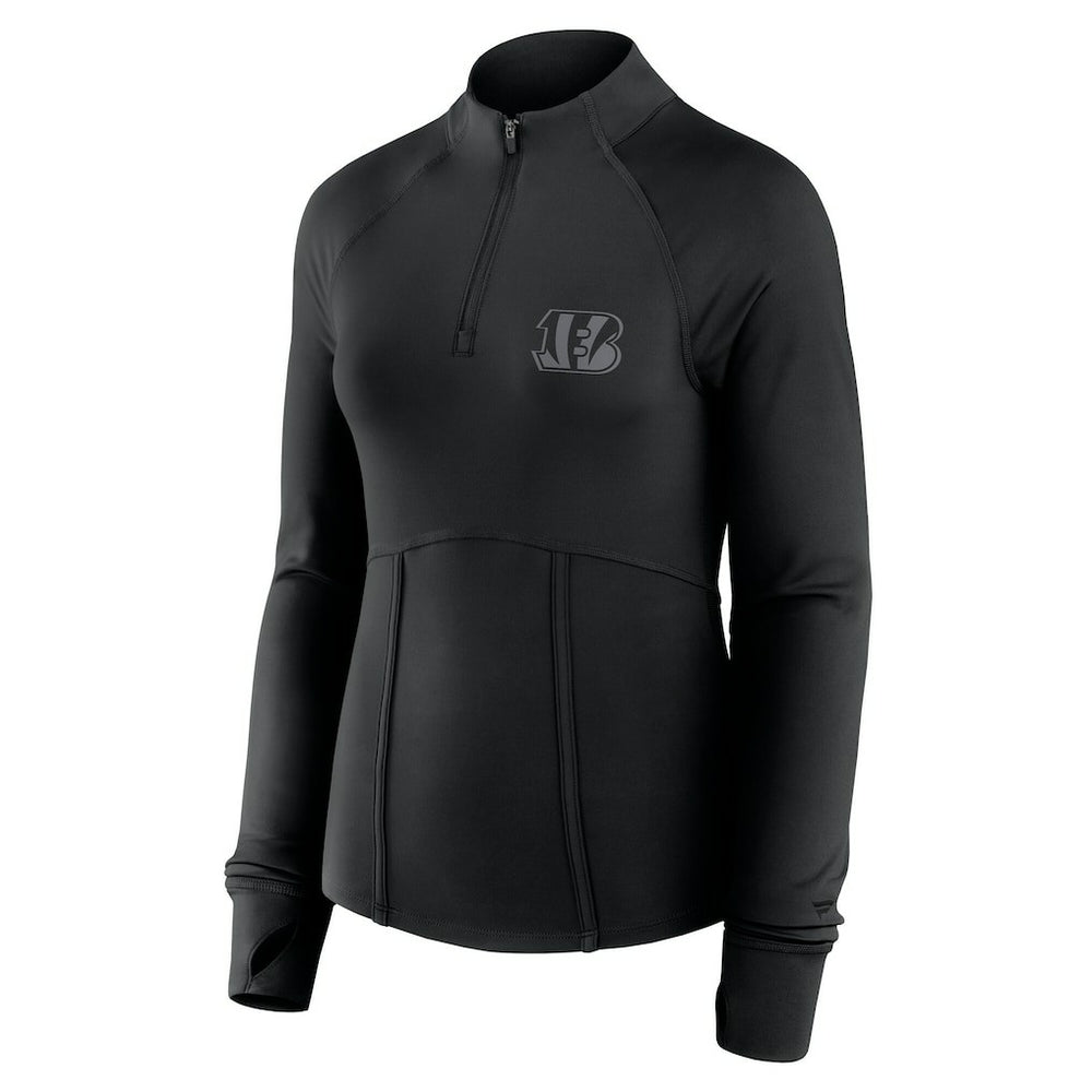 Cincinnati Bengals Fanatics Women's Elements Raglan Quarter-Zip Jacket
