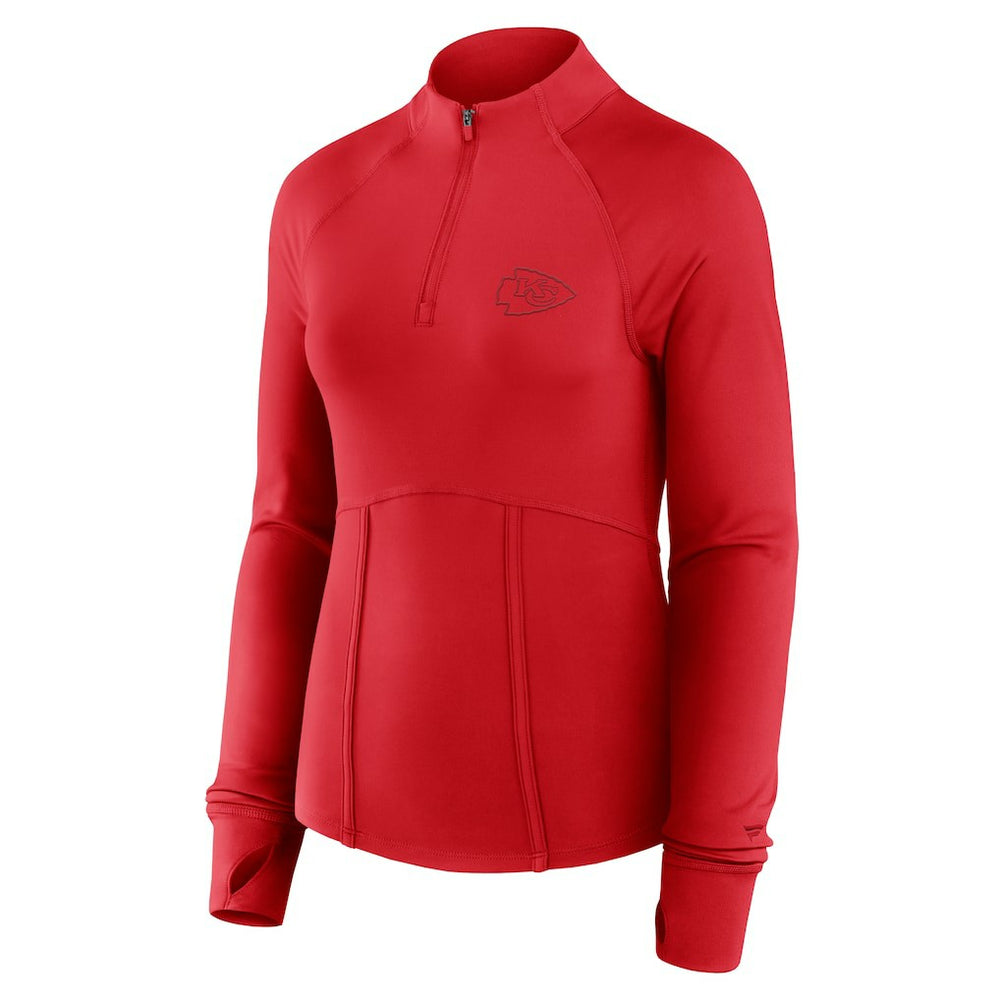 Kansas City Chiefs Fanatics Women's Elements Quarter-Zip Jacket