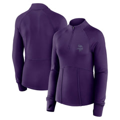 Minnesota Vikings Fanatics Women's Elements Raglan Quarter-Zip Jacket