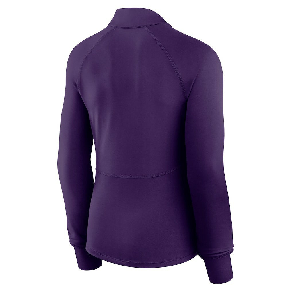 Minnesota Vikings Fanatics Women's Elements Raglan Quarter-Zip Jacket