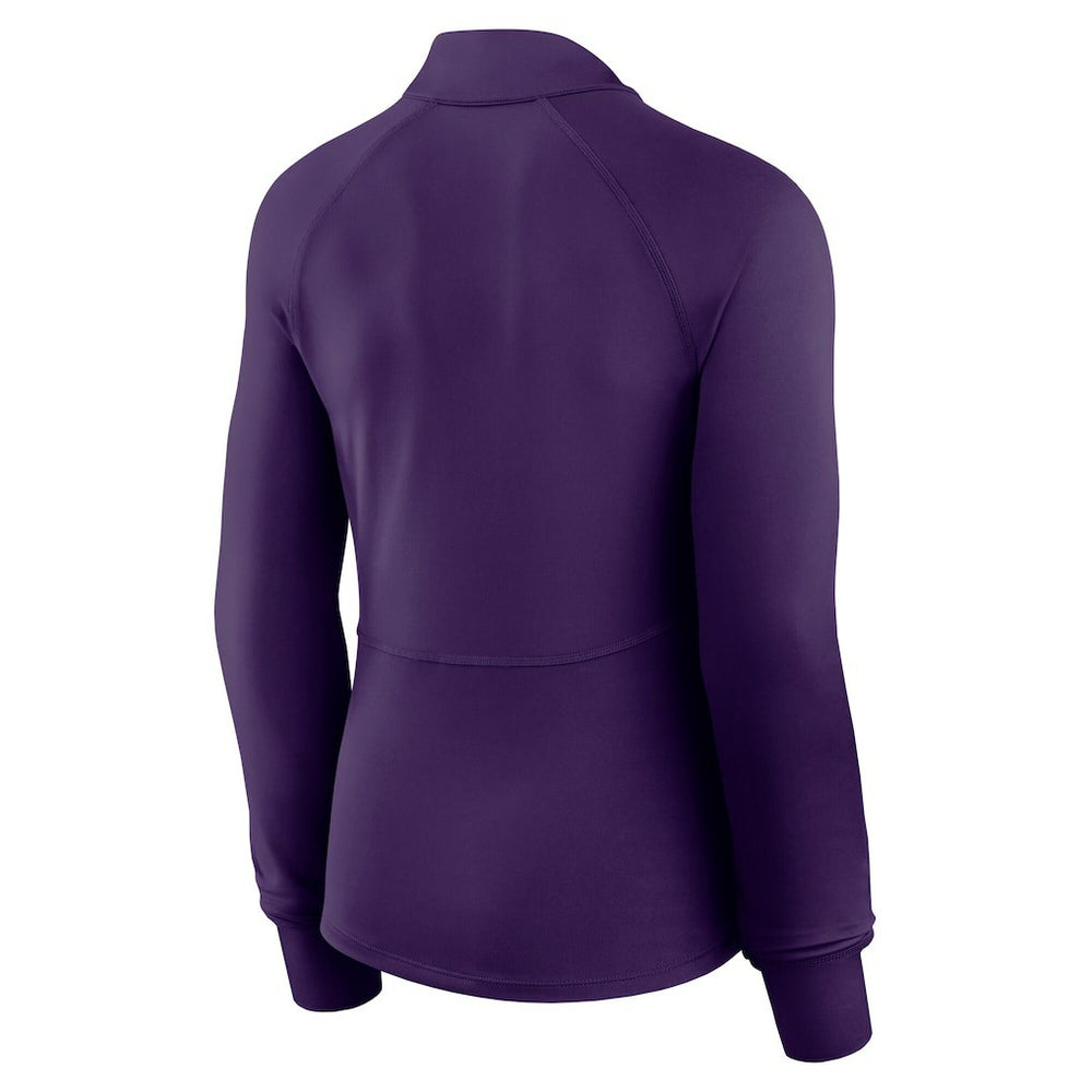 Minnesota Vikings Fanatics Women's Elements Raglan Quarter-Zip Jacket