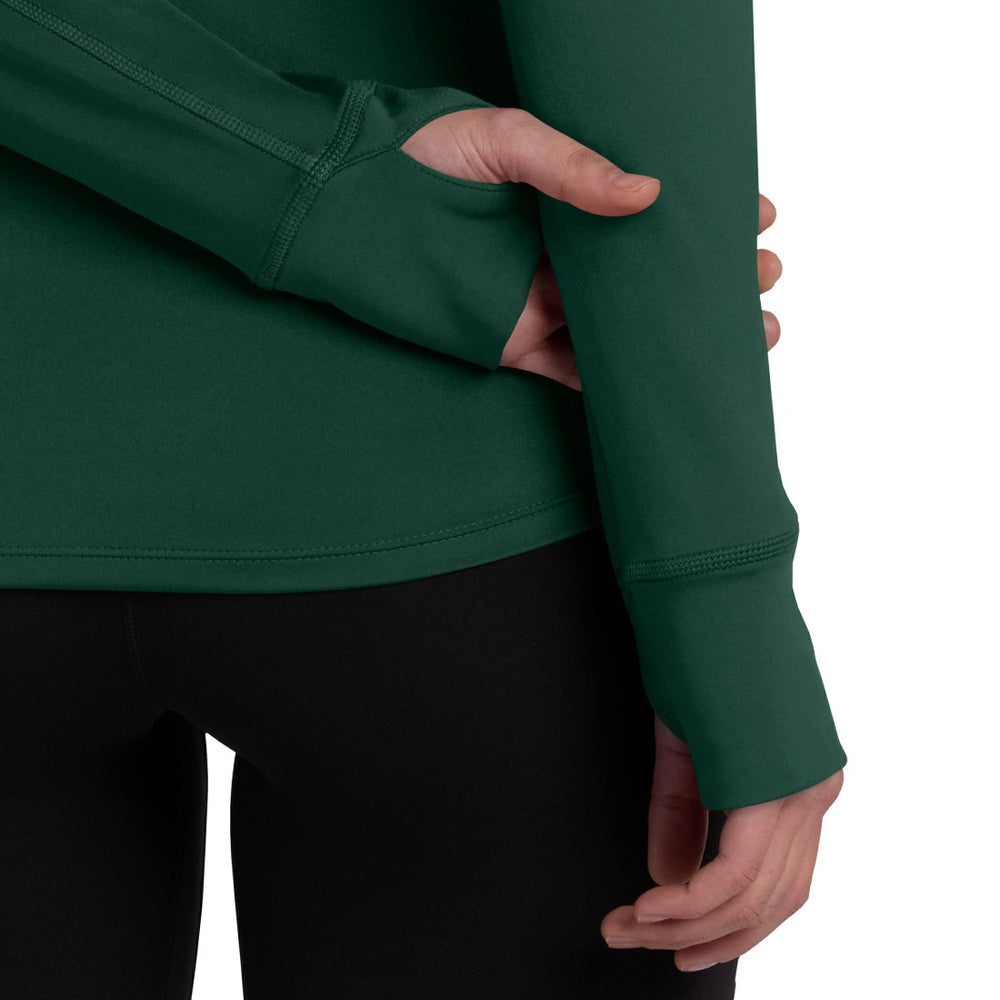 Green Bay Packers Fanatics Women's Elements Raglan Quarter-Zip Jacket