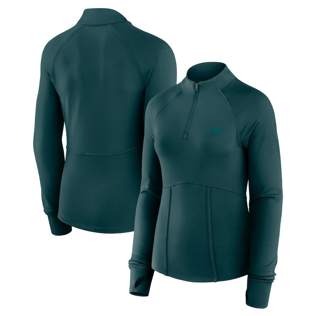 Philadelphia Eagles Fanatics Women's Elements Quarter-Zip Jacket