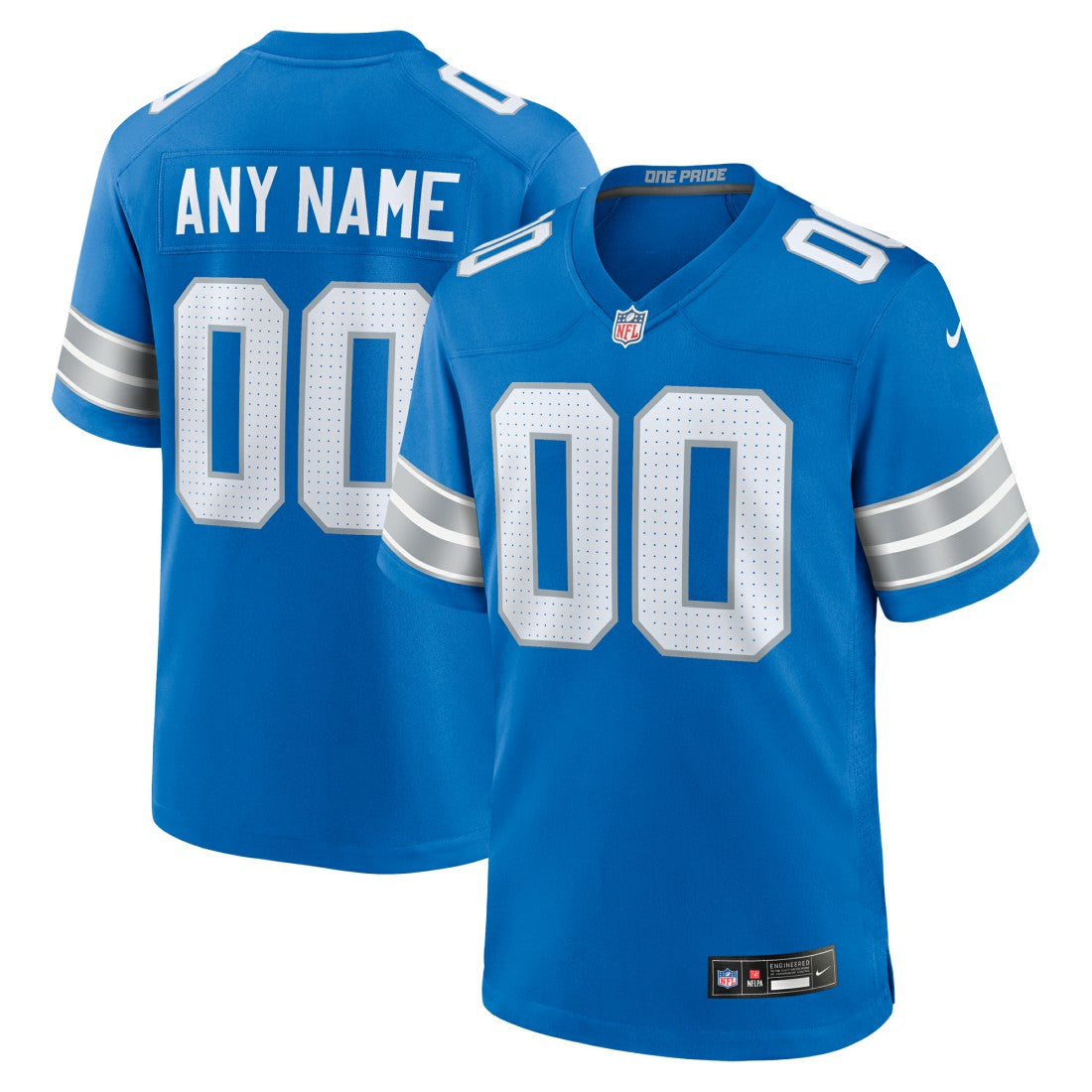 Detroit Lions Nike Custom Game Jersey