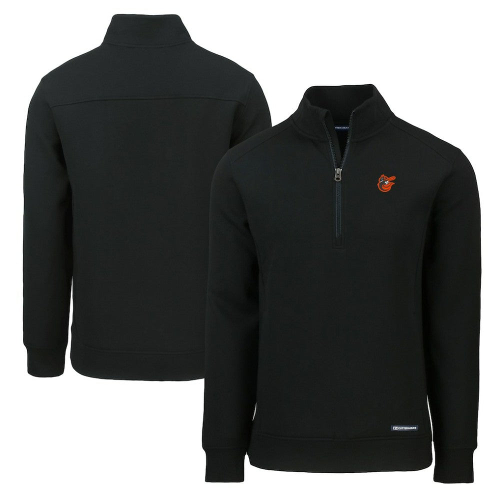 Baltimore Orioles Cutter & Buck Cooperstown Collection Roam Eco Recycled Quarter-Zip Pullover | MLB Online