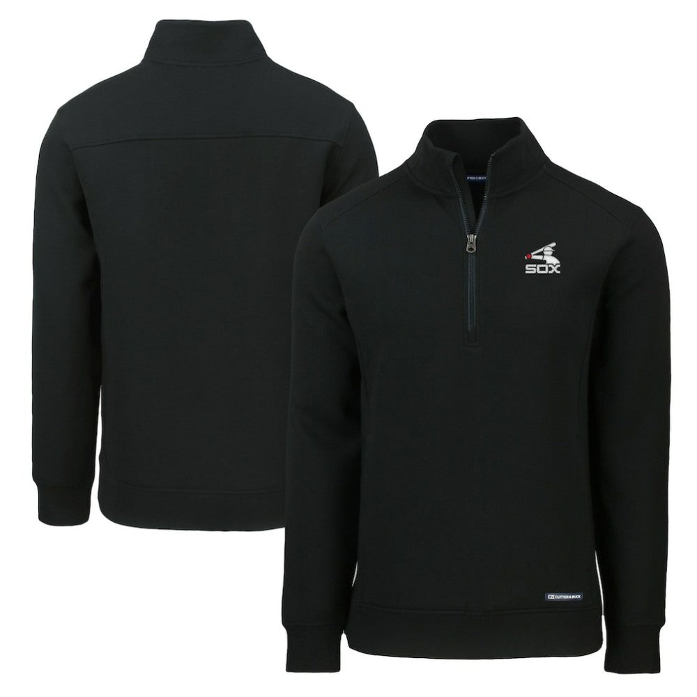 Chicago White Sox Cutter & Buck Cooperstown Collection Roam Eco Recycled Quarter-Zip Pullover | MLB On Sale