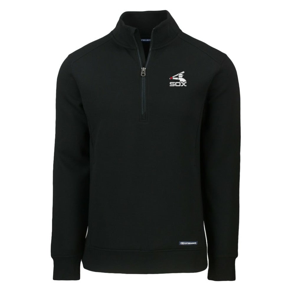 Chicago White Sox Cutter & Buck Cooperstown Collection Roam Eco Recycled Quarter-Zip Pullover | MLB On Sale