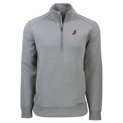Cleveland Guardians Cutter & Buck Cooperstown Collection Roam Eco Recycled Quarter-Zip Pullover | MLB Shop