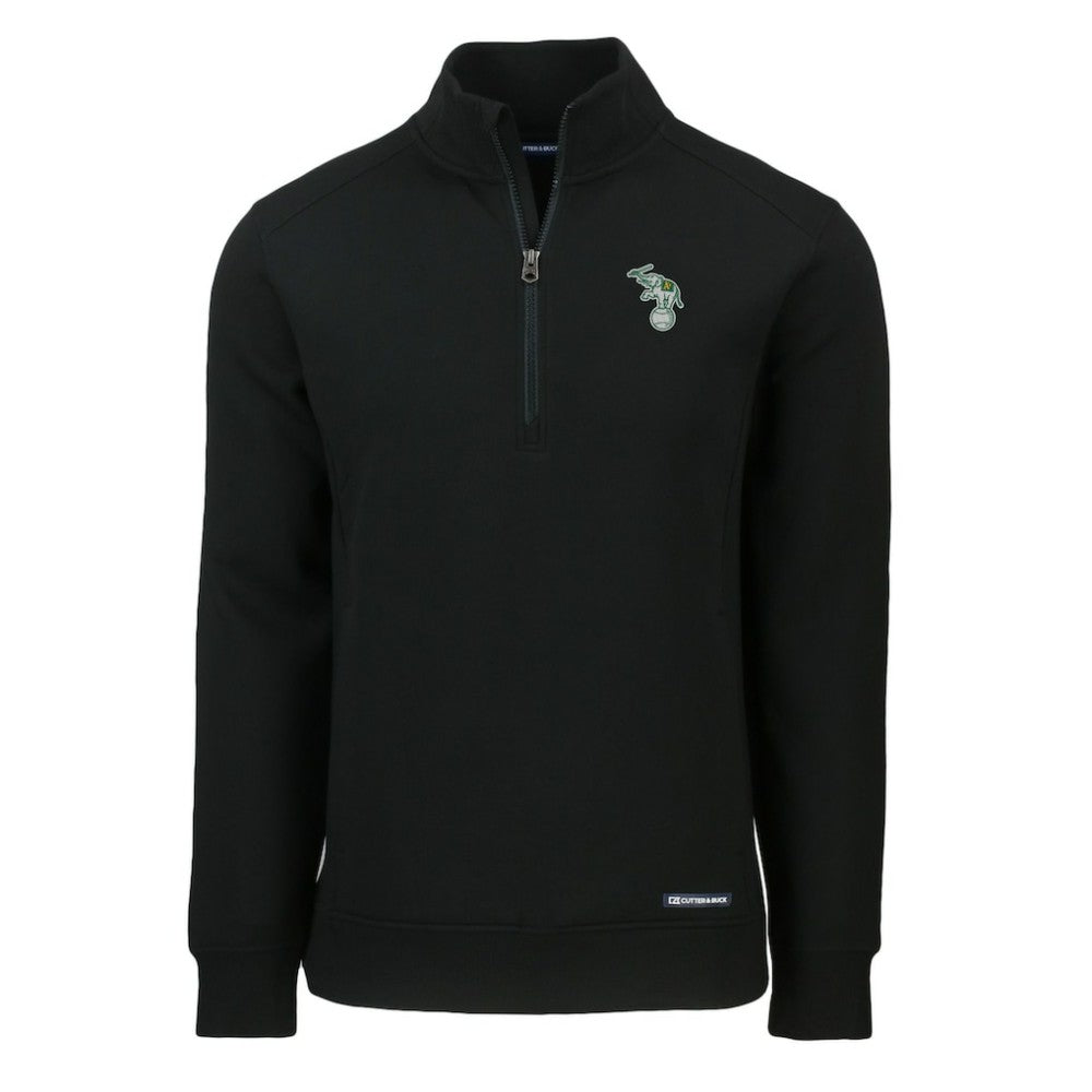 Athletics Cutter & Buck Cooperstown Collection Roam Eco Recycled Quarter-Zip Pullover | MLB Near me
