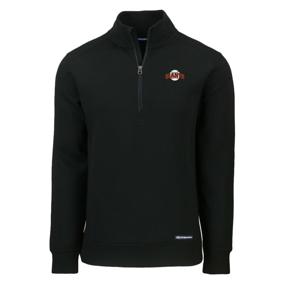 San Francisco Giants Cutter & Buck Cooperstown Collection Roam Eco Recycled Quarter-Zip Pullover | MLB Sale