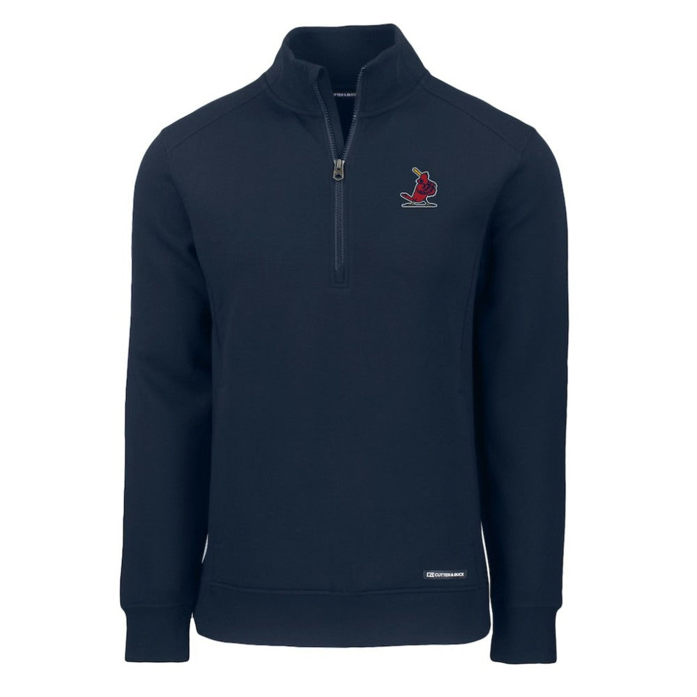 St. Louis Cardinals Cutter & Buck Cooperstown Collection Roam Eco Recycled Quarter-Zip Pullover | MLB Online