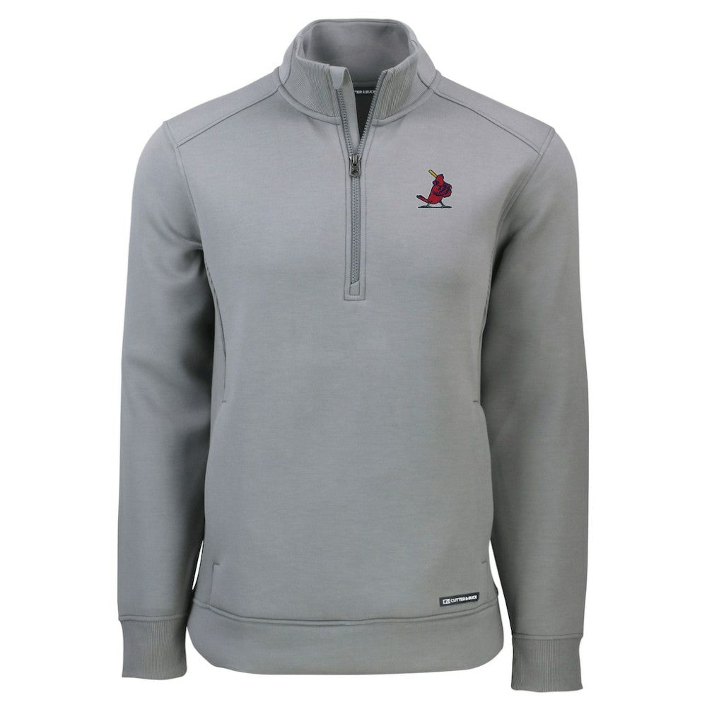 St. Louis Cardinals Cutter & Buck Cooperstown Collection Roam Eco Recycled Quarter-Zip Pullover | MLB Sale