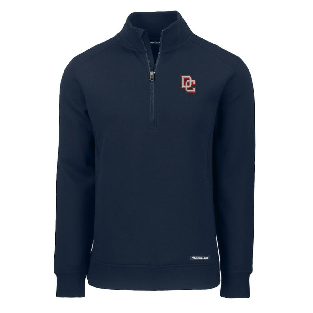 Washington Nationals Cutter & Buck Cooperstown Collection Roam Eco Recycled Quarter-Zip Pullover | MLB Sale