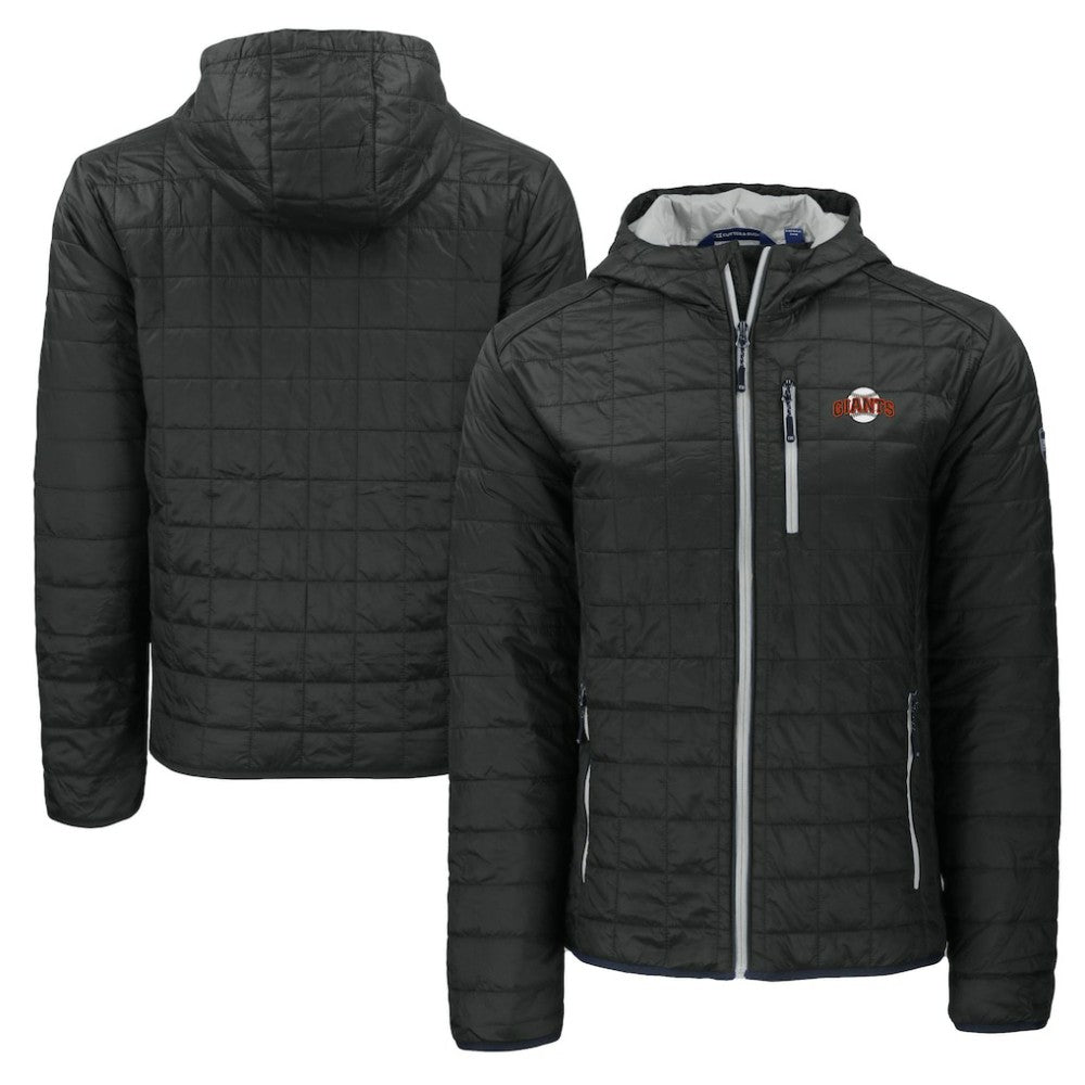 San Francisco Giants Cutter & Buck Cooperstown Collection Rainier Primaloft Eco Full-Zip Hooded Jacket | MLB On Sale