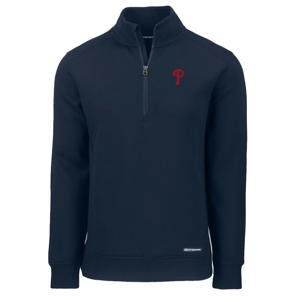 Philadelphia Phillies Cutter & Buck Roam Eco Recycled Quarter-Zip Pullover | MLB US