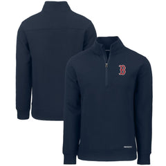 Boston Red Sox Cutter & Buck Roam Eco Recycled Quarter-Zip Pullover | MLB Online