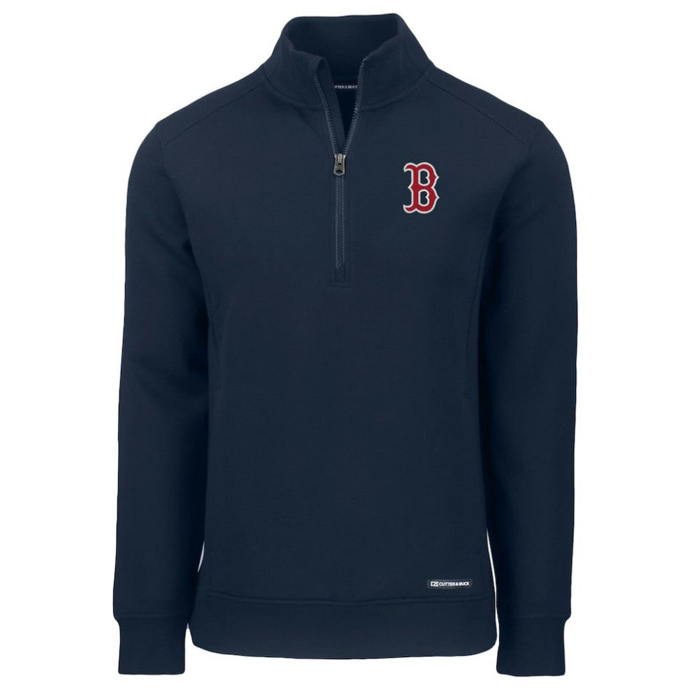 Boston Red Sox Cutter & Buck Roam Eco Recycled Quarter-Zip Pullover | MLB Online