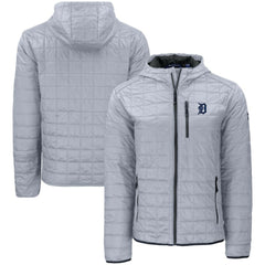Detroit Tigers Cutter & Buck Rainier Primaloft Eco Full-Zip Hooded Jacket | MLB Shop