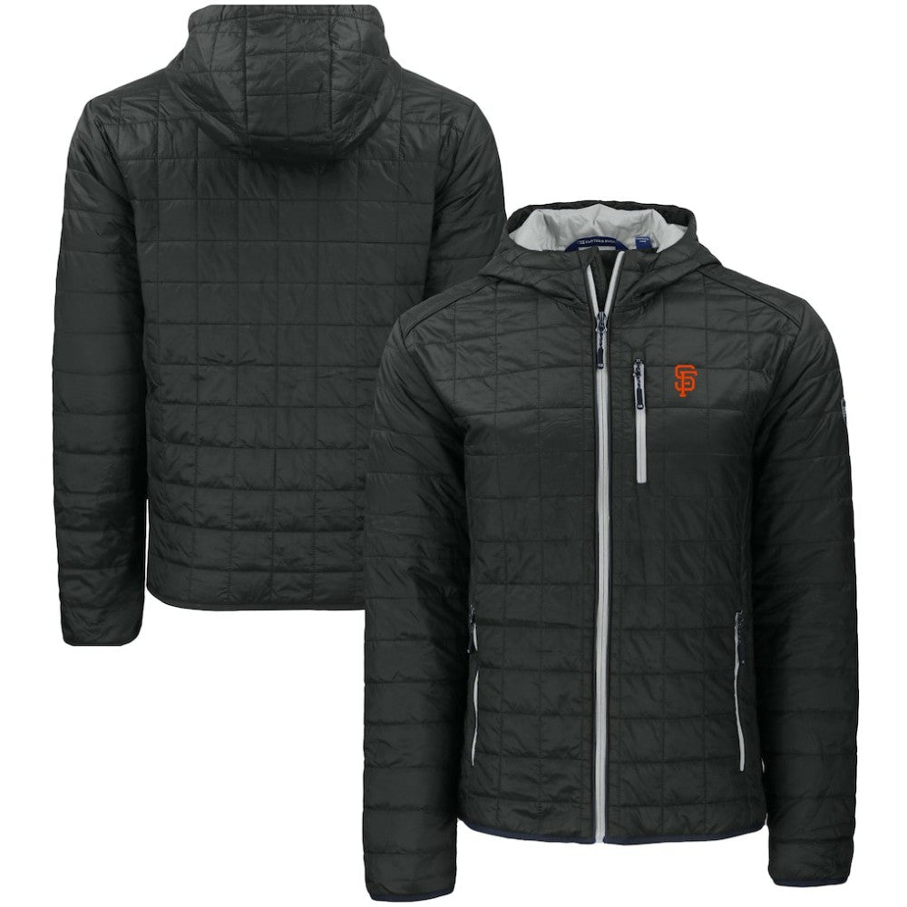 San Francisco Giants Cutter & Buck Rainier Primaloft Eco Full-Zip Hooded Jacket | MLB Discount