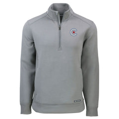 Chicago Cubs Cutter & Buck City Connect Roam Eco Recycled Quarter-Zip Pullover | MLB Shop