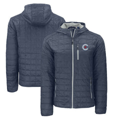 Chicago Cubs Cutter & Buck City Connect Rainier Primaloft Eco Full-Zip Hooded Jacket | MLB For sale