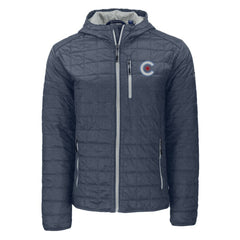 Chicago Cubs Cutter & Buck City Connect Rainier Primaloft Eco Full-Zip Hooded Jacket | MLB For sale