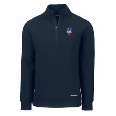 New York Mets Cutter & Buck Americana Roam Eco Recycled Quarter-Zip Sweatshirt | MLB On Sale