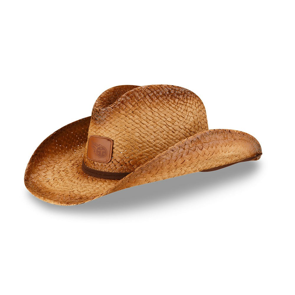 Tennessee Titans New Era Unisex Dutton Curved Brim Straw Hat