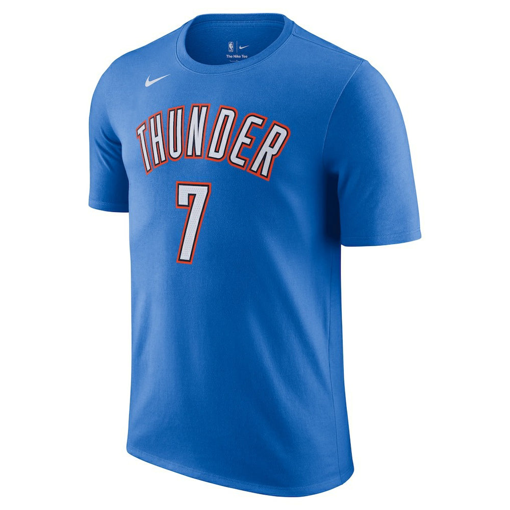 Chet Holmgren Oklahoma City Thunder Icon Edition Name & Number T-Shirt New