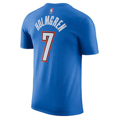 Chet Holmgren Oklahoma City Thunder Icon Edition Name & Number T-Shirt New