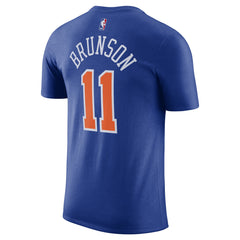 Jalen Brunson New York Knicks Icon Edition Name & Number T-Shirt On Sale