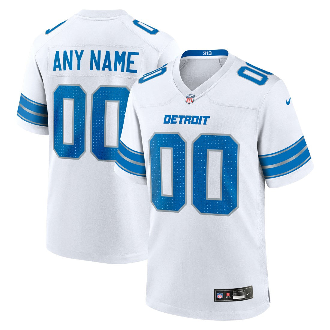 Detroit Lions Nike Custom Game Jersey