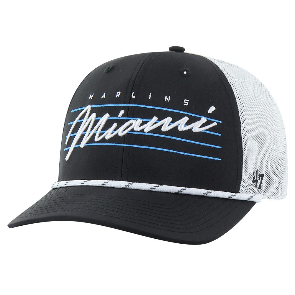 Miami Marlins '47 Downburst Trucker Adjustable Hat | MLB Sale