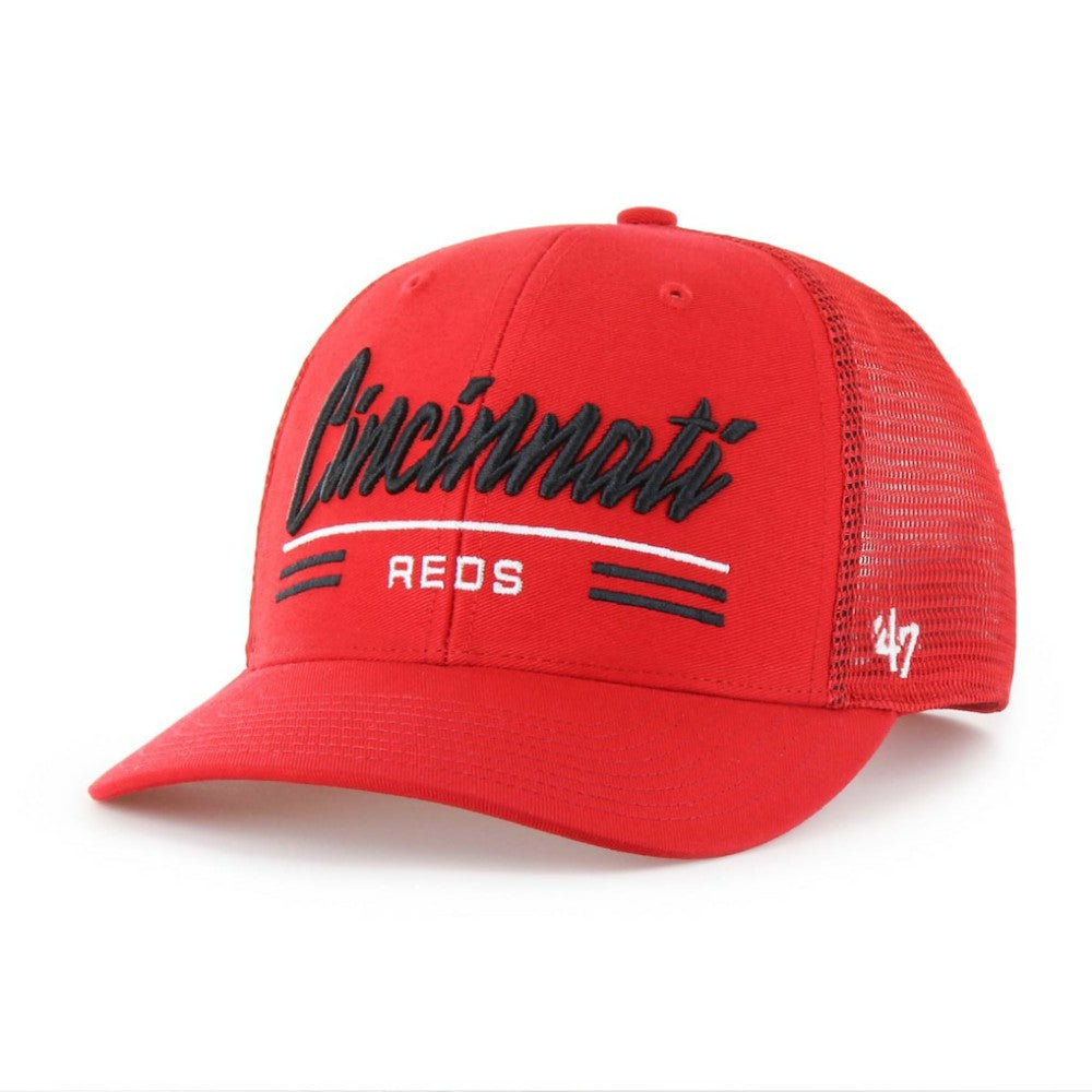 Cincinnati Reds '47 Garner Trucker Adjustable Hat | MLB For sale