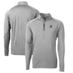 Arizona Diamondbacks Cutter & Buck Adapt Eco Knit Recycled Quarter-Zip Pullover Top | MLB Online