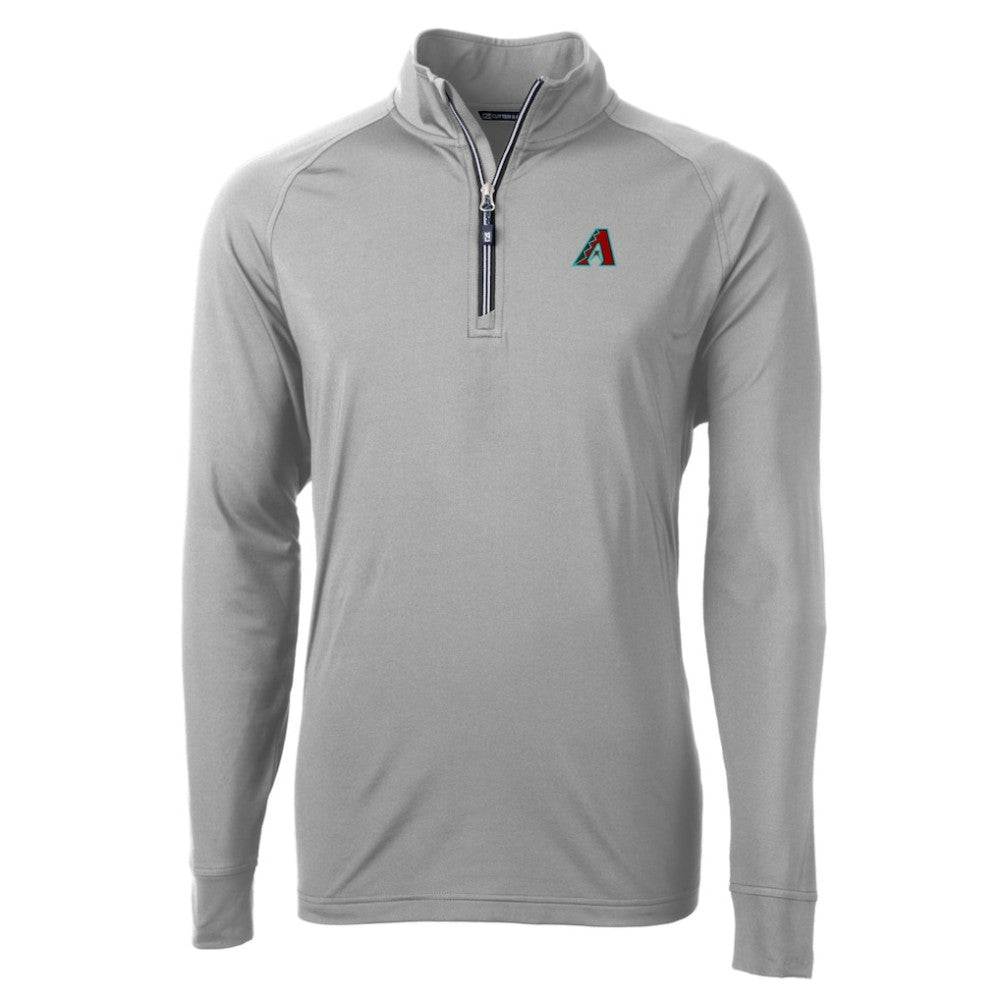 Arizona Diamondbacks Cutter & Buck Adapt Eco Knit Recycled Quarter-Zip Pullover Top | MLB Online