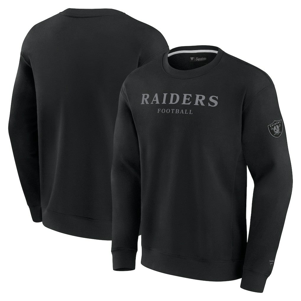 Las Vegas Raiders Fanatics Unisex Elements Unlimited Fleece Pullover Sweatshirt