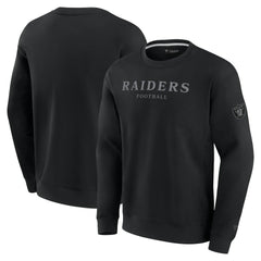 Las Vegas Raiders Fanatics Unisex Elements Unlimited Fleece Pullover Sweatshirt