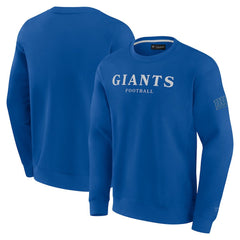 New York Giants Fanatics Unisex Elements Unlimited Fleece Pullover Sweatshirt
