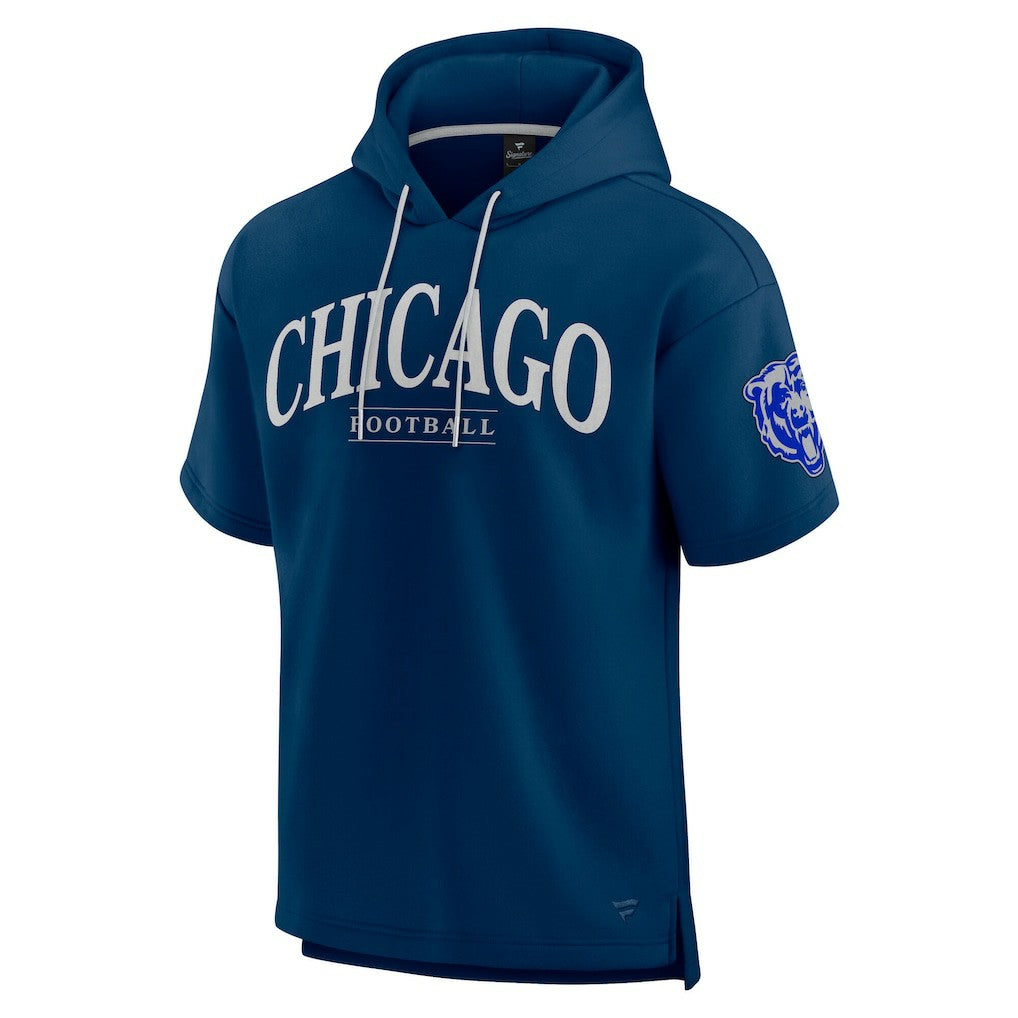 Chicago Bears Fanatics Unisex Elements Ready Short Sleeve Pullover Hoodie