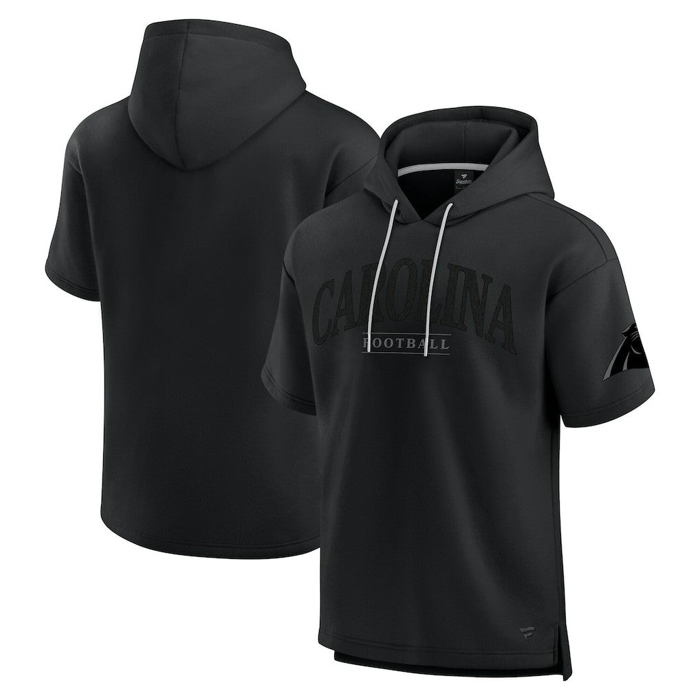 Carolina Panthers Fanatics Unisex Elements Ready Short Sleeve Pullover Hoodie