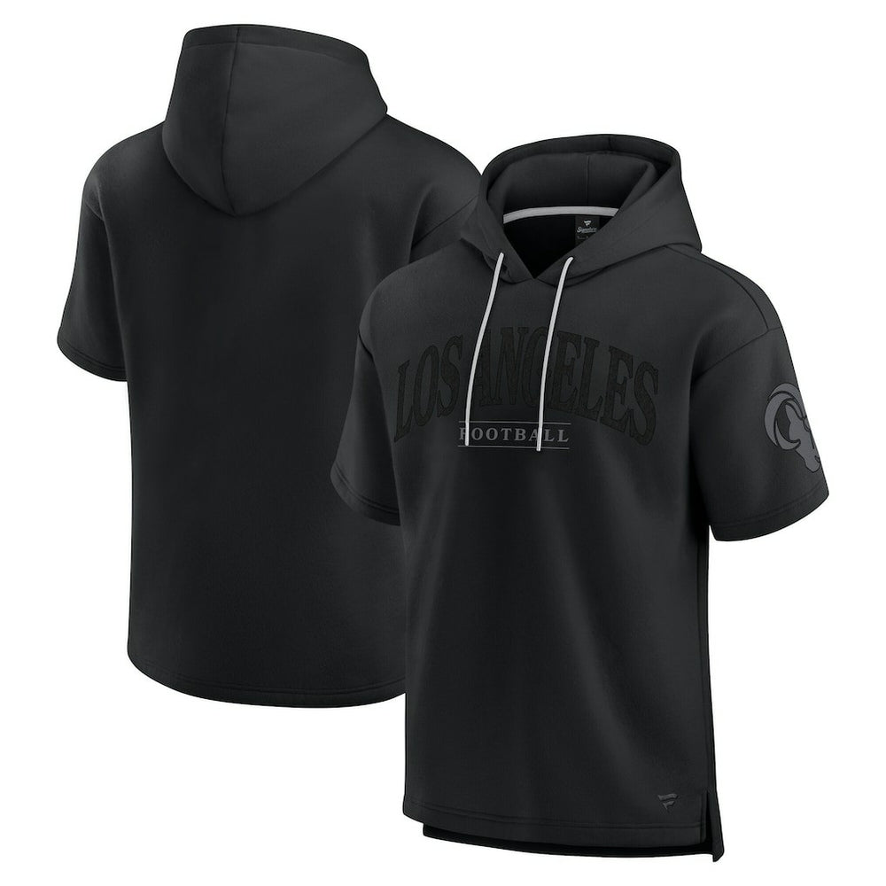 Los Angeles Rams Fanatics Unisex Elements Ready Short Sleeve Pullover Hoodie