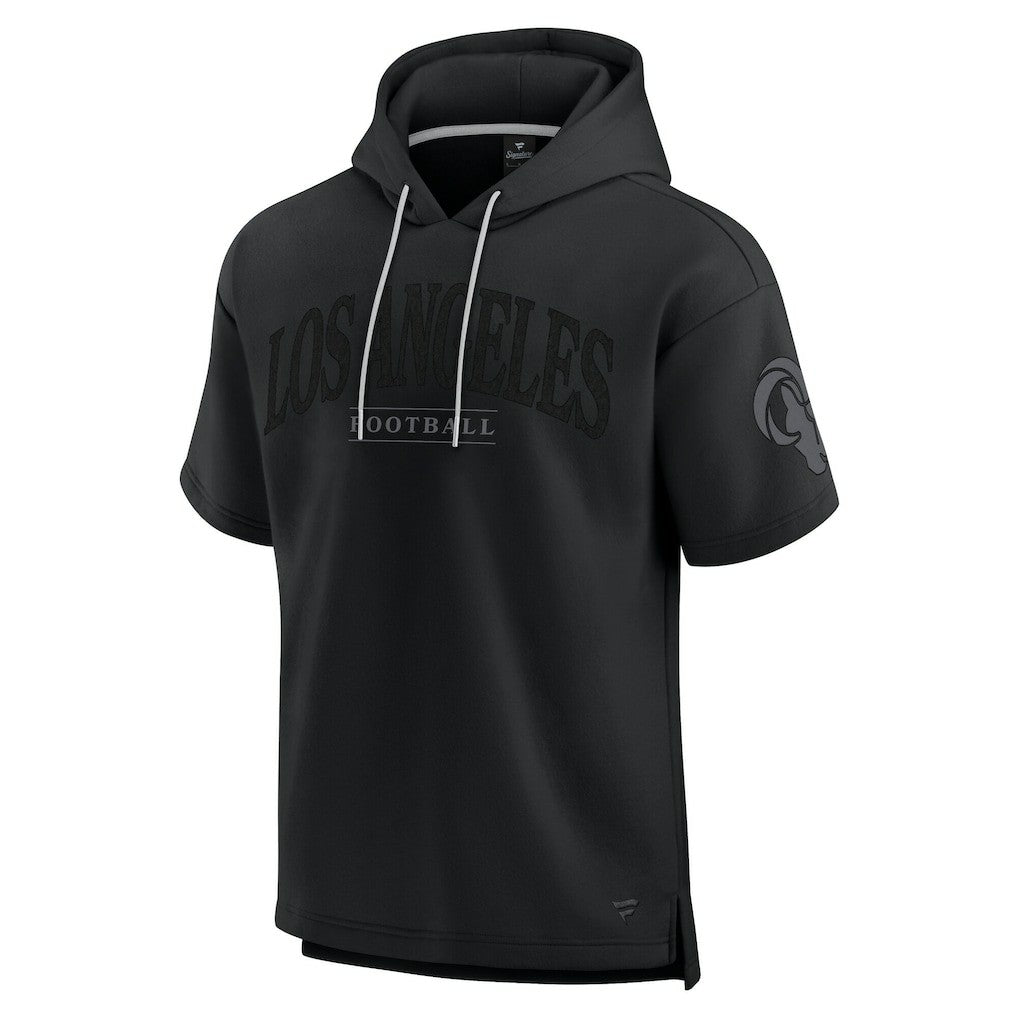 Los Angeles Rams Fanatics Unisex Elements Ready Short Sleeve Pullover Hoodie
