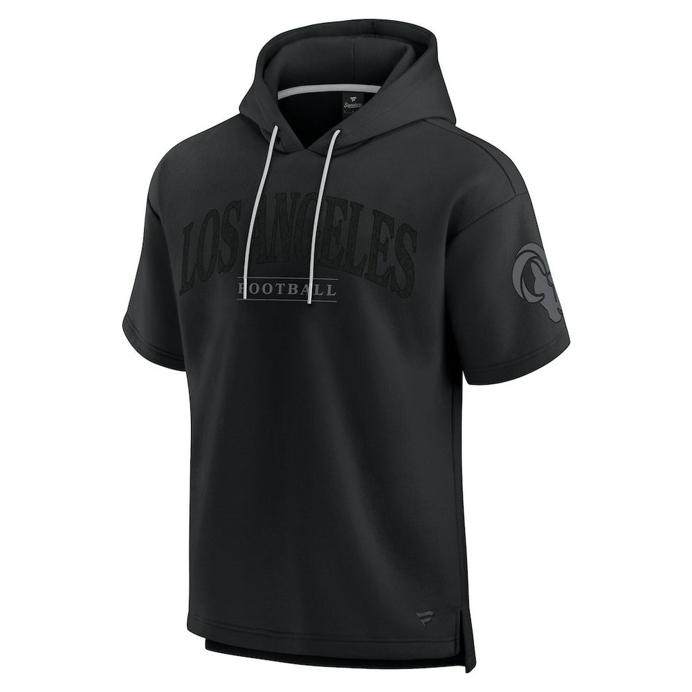 Los Angeles Rams Fanatics Unisex Elements Ready Short Sleeve Pullover Hoodie